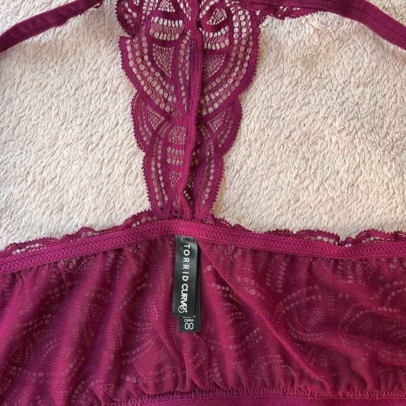 Torrid  lace bralette size 00 front closure - Picture 4 of 6
